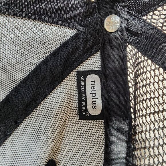 Patagonia Black Trucker Hat With Recycled Fishing Nets & Adjustable Snapback - Picture 7 of 8